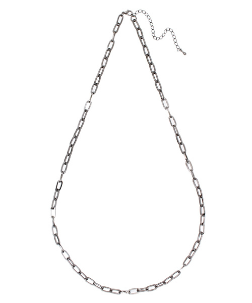 RAGEBLUE（レイジブルー）の「ネイティブチェーンネックレス/570442（ネックレス・メンズ・ブラック/グレー・FREE）」の2枚目の写真