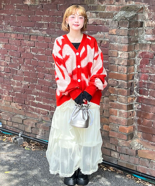 c-boy style (vol.1325)シティーボーイ 総柄ニット 3D 柄 ニット Lee デニム コーデ シティーボーイ c-boy style - メルカリ