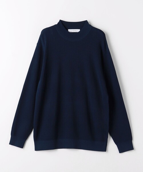 green label relaxing（グリーンレーベルリラクシング）の「A+ ウォッシャブル アゼ モックネック ニット（ニット/セーター・メンズ・オフホワイト/ブラウン/ネイビー・L/S/M/XL）」の12枚目の写真