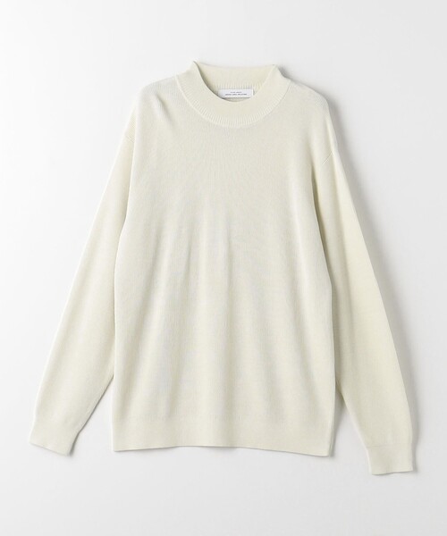 green label relaxing（グリーンレーベルリラクシング）の「A+ ウォッシャブル アゼ モックネック ニット（ニット/セーター・メンズ・オフホワイト/ブラウン/ネイビー・L/S/M/XL）」の17枚目の写真