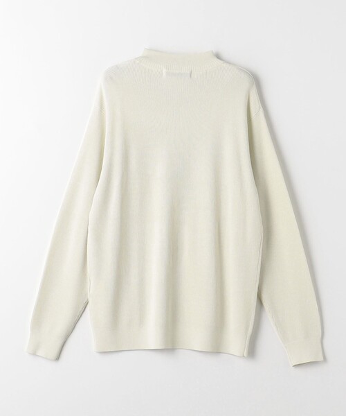 green label relaxing（グリーンレーベルリラクシング）の「A+ ウォッシャブル アゼ モックネック ニット（ニット/セーター・メンズ・オフホワイト/ブラウン/ネイビー・L/S/M/XL）」の18枚目の写真