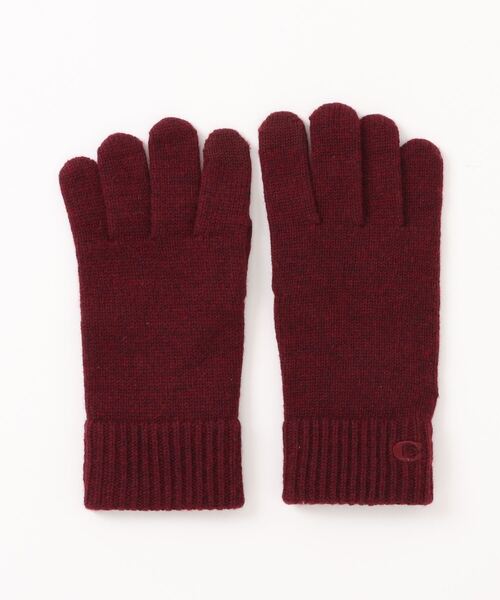 COACH(コーチ)の「ニット テック グローブ(手袋・レディース・レッド系その他・S/M/L/XL)」の3枚目の写真