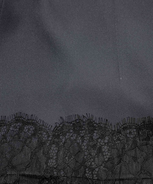 【新品タグ付】HARE　レースドッキングカーゴジャンスカ　ボルドー　スカート HARE（ハレ）の「レースドッキングカーゴジャンスカ(HARE)（ジャンパー