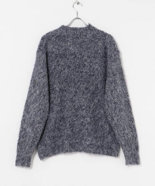 URBAN RESEARCH（アーバンリサーチ）の「new basic MOULINE SHAGGY KNIT（ニット/セーター・メンズ・チャコールグレー/ネイビー・MEDIUM/LARGE）」の8枚目の写真