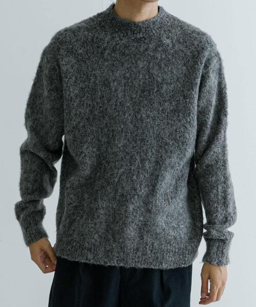 セール】new basic MOULINE SHAGGY KNIT（ニット/セーター）｜URBAN