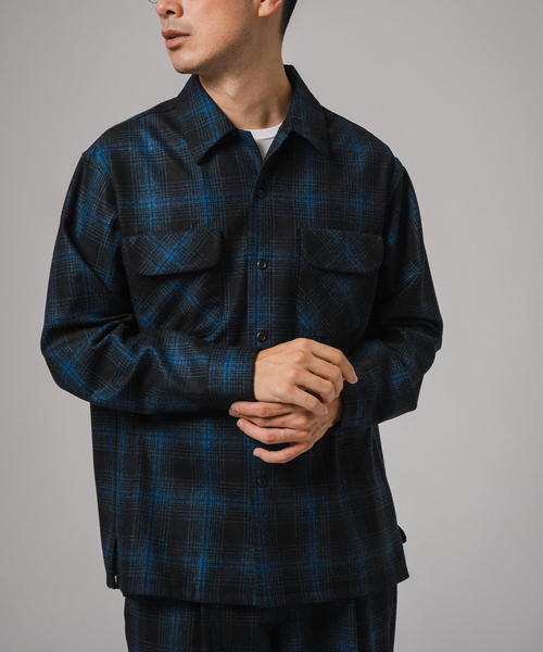 PENDLETON（ペンドルトン）の「PENDLETON(ペンドルトン) 別注 BEACH SHIRT（シャツ/ブラウス・メンズ・ブラウン/ブルー系その他・MEDIUM/LARGE）」の2枚目の写真