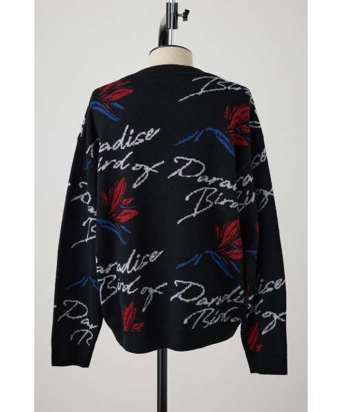 AZUL by moussy(アズールバイマウジー)の「バードオブパラダイスジャガードニット(ニット/セーター・レディース・ブラック系その他/ホワイト系その他・FREE)」の15枚目の写真