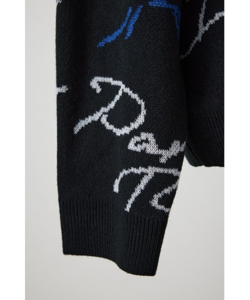 AZUL by moussy(アズールバイマウジー)の「バードオブパラダイスジャガードニット(ニット/セーター・レディース・ブラック系その他/ホワイト系その他・FREE)」の18枚目の写真