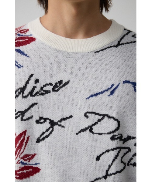 AZUL by moussy(アズールバイマウジー)の「バードオブパラダイスジャガードニット(ニット/セーター・レディース・ブラック系その他/ホワイト系その他・FREE)」の9枚目の写真