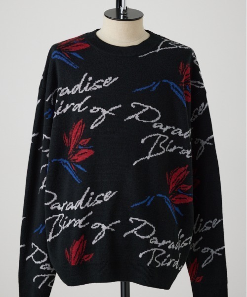 AZUL by moussy(アズールバイマウジー)の「バードオブパラダイスジャガードニット(ニット/セーター・レディース・ブラック系その他/ホワイト系その他・FREE)」の22枚目の写真