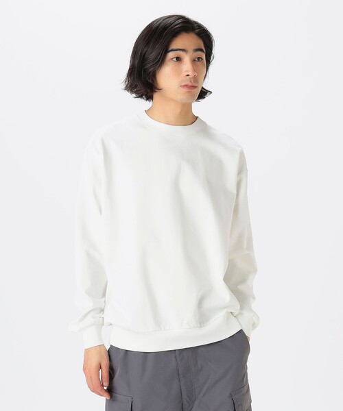 B:MING by BEAMS（ビーミングバイビームス）の「スーパーヘビーウエイト クルーネック カットソー（Tシャツ/カットソー・メンズ・ブルー/オフホワイト/ネイビー/ブラック/オリーブ・S/M/L/XL）」の6枚目の写真
