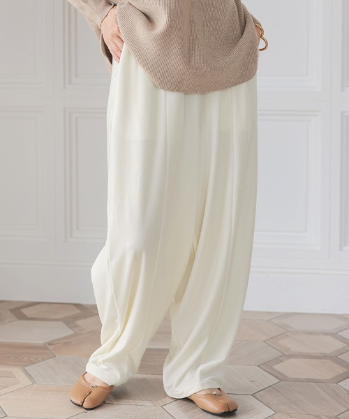 DONOBAN（ドノバン）の「ベロアカーブパンツ（その他パンツ・レディース・ブラック/ホワイト/ブラウン・LONG/SHORT）」の7枚目の写真