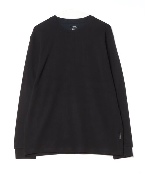 TIGORA(ティゴラ)の「ティゴラ TIGORA iHEAT コットンロングTシャツ(Tシャツ/カットソー・メンズ・ホワイト/ネイビー/グレー/ブラック・S/M/L/LL/3L)」の1枚目の写真