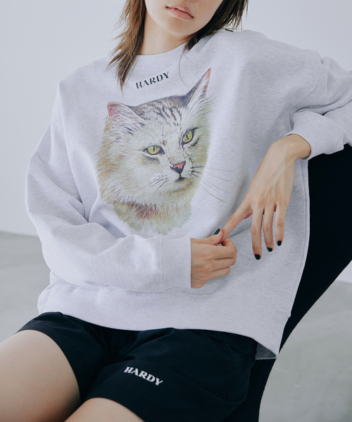 セール】《追加》CAT PRINT スウエット（スウェット）｜HARDY NOIR