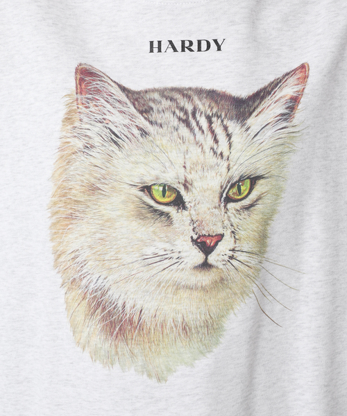 HARDY NOIR(アルディーノアール)の「《追加》CAT PRINT スウエット(スウェット・レディース・ライトグレー/ブラック・FREE)」の16枚目の写真