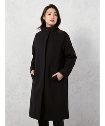 HARUYAMA（ハルヤマ）の「【MANTECO】スタンドカラーコート ウール混 インポート素材 比翼仕様 STOVEL&MASON【レディース】（その他アウター）」