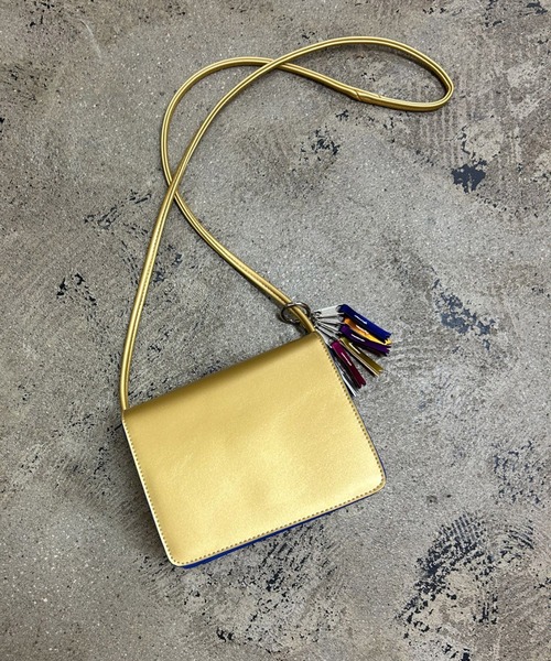 cheek(BAG)(チーク)の「line mini shoulder bag / ショルダーバッグ(ショルダーバッグ・レディース・シルバー/ブラック/ゴールド/ブルー/ダークグレー・FREE)」の5枚目の写真
