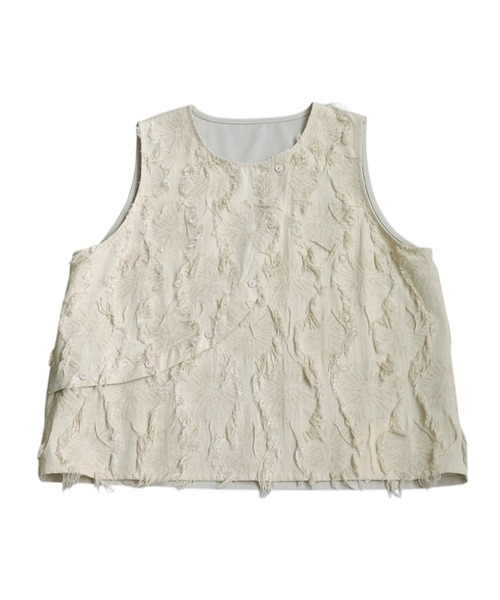 antiqua(アンティカ)の「ジャガードベスト風トップス(その他トップス・レディース・ブラック/アイボリー・ONESIZE)」の16枚目の写真