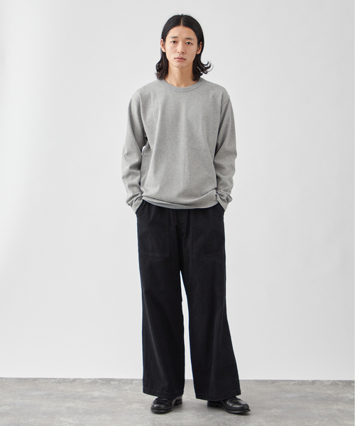 B.C STOCK(ベーセーストック)の「BELL ベイカーワイドパンツ(その他パンツ・メンズ・ブラック/カーキ/ベージュ・FREE)」の4枚目の写真