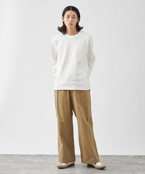 B.C STOCK(ベーセーストック)の「BELL ベイカーワイドパンツ(その他パンツ・メンズ・ブラック/カーキ/ベージュ・FREE)」の8枚目の写真