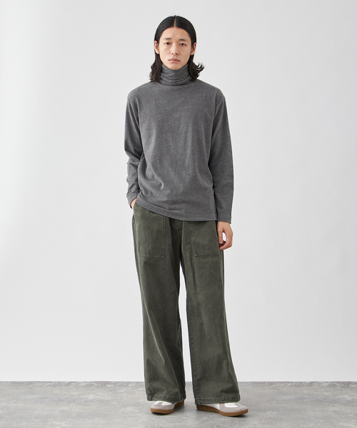 B.C STOCK(ベーセーストック)の「BELL ベイカーワイドパンツ(その他パンツ・メンズ・ブラック/カーキ/ベージュ・FREE)」の12枚目の写真