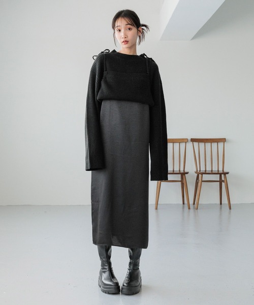 【セール】マルチＷＡＹニットキャミＯＰ２Ｐ 252447（ワンピース）｜LOWRYS FARM（ローリーズファーム）