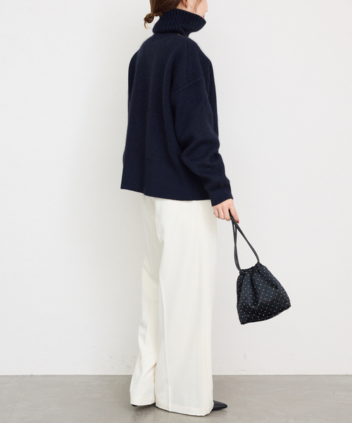SLOBE IENA ファインウールタートルニット SLOBE IENA ファインウールタートルニット SLOBE IENA