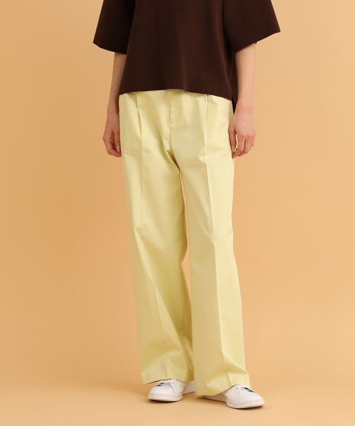 【セール】ハイウエストセミワイドタックパンツ（その他パンツ）｜I.T.'S international（イッツインターナショナル）