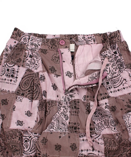 Universal Style Wear（ユニバーサルスタイルウェア）の「Universal Style Wear HAV-A-HANK ハバハンク パッチワーク パンツ（その他パンツ・メンズ・スミクロ/スモークピンク/ホワイト/グレイッシュブルー/グレー・MEDIUM/X-LARGE/LARGE）」の17枚目の写真