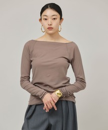 Curensology | Curensology(カレンソロジー)/＜5AWARENESS＞ボートネックロングスリーブTシャツ(Tシャツ/カットソー)