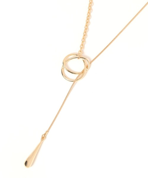 studio CLIP（スタディオクリップ）の「メタルリングメタルネックレス（ネックレス・レディース・その他2/その他1・FREE）」の2枚目の写真