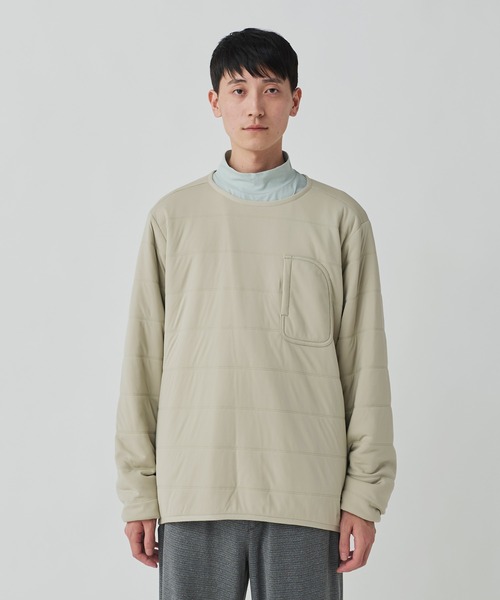 Snow Peak(スノーピーク)の「Flexible Insulated Pullover 中綿(パーカー・メンズ・ブラック/オリーブ/アイボリー・S/M/L)」の2枚目の写真