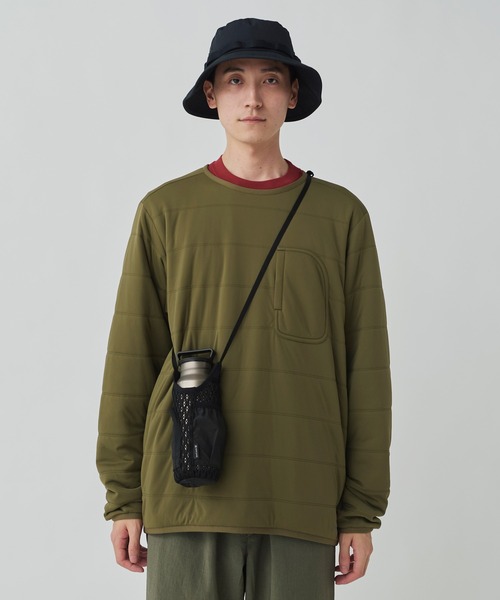 Snow Peak(スノーピーク)の「Flexible Insulated Pullover 中綿(パーカー・メンズ・ブラック/オリーブ/アイボリー・S/M/L)」の9枚目の写真