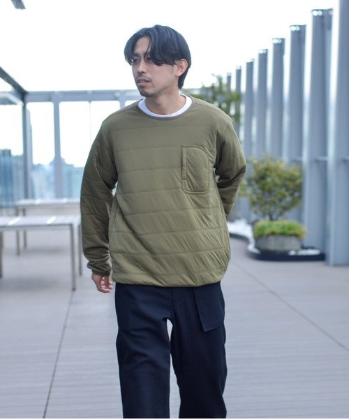 Snow Peak(スノーピーク)の「Flexible Insulated Pullover 中綿(パーカー・メンズ・ブラック/オリーブ/アイボリー・S/M/L)」の8枚目の写真