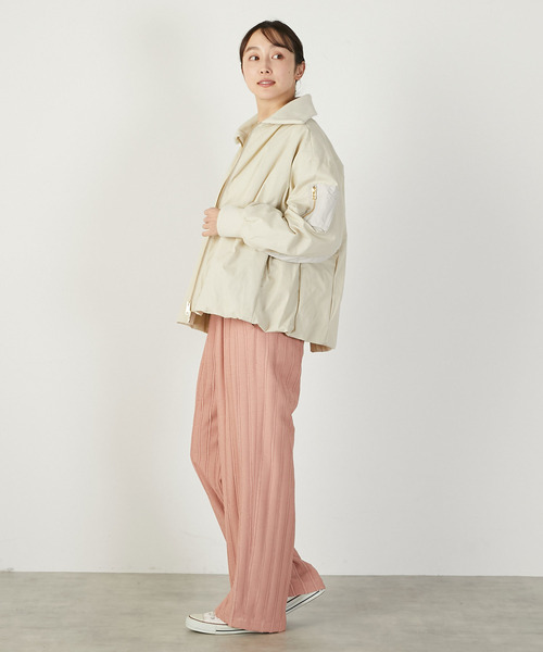 MELROSE claire(メルローズ クレール)の「【薄中綿キルトバルーンジャケット】(その他アウター・レディース・ブラック/ライトグレー/ブラウン・FREE)」の5枚目の写真