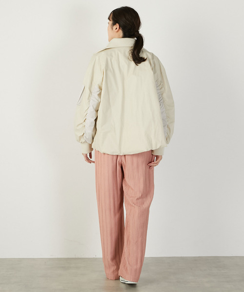 MELROSE claire(メルローズ クレール)の「【薄中綿キルトバルーンジャケット】(その他アウター・レディース・ブラック/ライトグレー/ブラウン・FREE)」の6枚目の写真