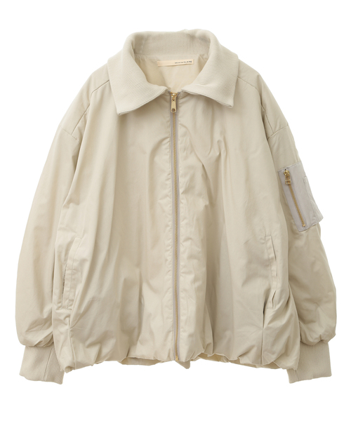 MELROSE claire(メルローズ クレール)の「【薄中綿キルトバルーンジャケット】(その他アウター・レディース・ブラック/ライトグレー/ブラウン・FREE)」の7枚目の写真