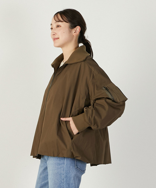 MELROSE claire(メルローズ クレール)の「【薄中綿キルトバルーンジャケット】(その他アウター・レディース・ブラック/ライトグレー/ブラウン・FREE)」の8枚目の写真