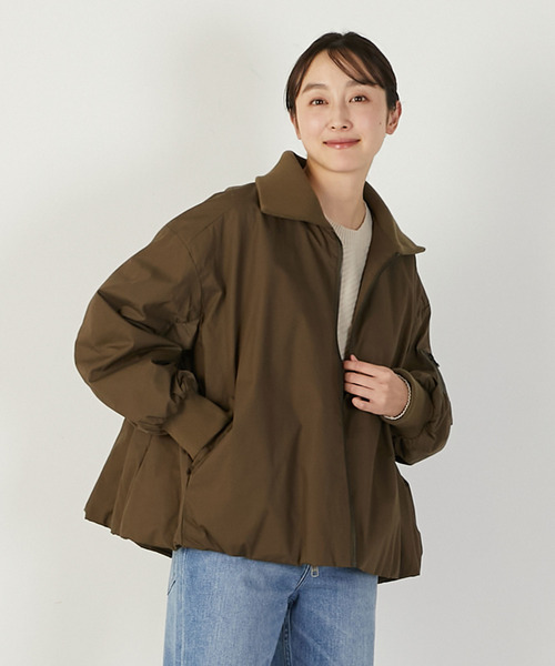 MELROSE claire(メルローズ クレール)の「【薄中綿キルトバルーンジャケット】(その他アウター・レディース・ブラック/ライトグレー/ブラウン・FREE)」の11枚目の写真