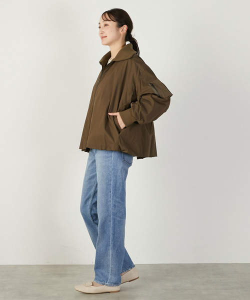 MELROSE claire(メルローズ クレール)の「【薄中綿キルトバルーンジャケット】(その他アウター・レディース・ブラック/ライトグレー/ブラウン・FREE)」の13枚目の写真