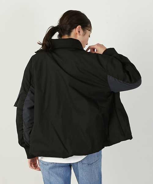 MELROSE claire(メルローズ クレール)の「【薄中綿キルトバルーンジャケット】(その他アウター・レディース・ブラック/ライトグレー/ブラウン・FREE)」の22枚目の写真