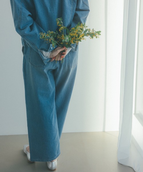 ストレートデニムパンツ[プチ・プラスサイズあり]《CLIP denim》（デニムパンツ）｜studio CLIP（スタディオクリップ）