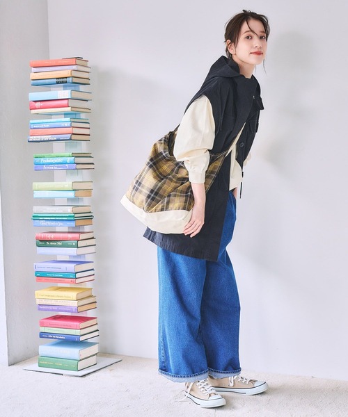 ストレートデニムパンツ[プチ・プラスサイズあり]《CLIP denim》（デニムパンツ）｜studio CLIP（スタディオクリップ）