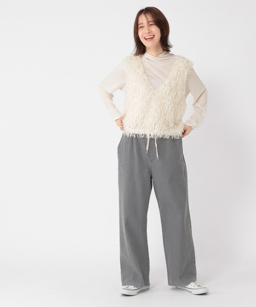 ストレートデニムパンツ[プチ・プラスサイズあり]《CLIP denim》（デニムパンツ）｜studio CLIP（スタディオクリップ）