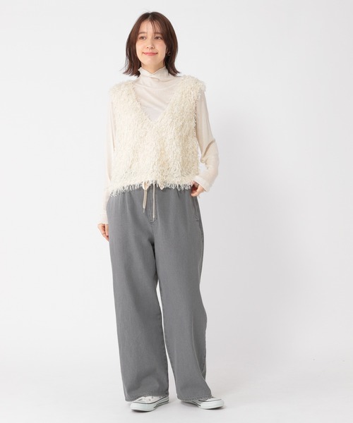 ストレートデニムパンツ[プチ・プラスサイズあり]《CLIP denim》（デニムパンツ）｜studio CLIP（スタディオクリップ）