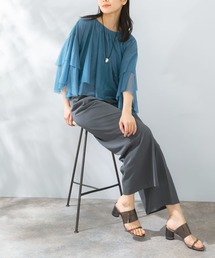 URBAN RESEARCH ROSSO WOMEN | チュールブラウスセットオールインワン(サロペット/オーバーオール)