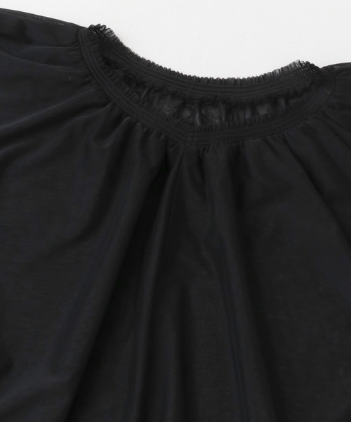 URBAN RESEARCH ROSSO WOMEN（アーバンリサーチ　ロッソ）の「チュールブラウスセットオールインワン（サロペット/オーバーオール・レディース・ブラック/ブルー系その他・FREE）」の17枚目の写真