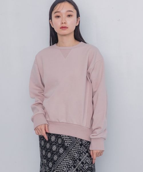 JEANASIS(ジーナシス)の「クリーンジャストウラケプルオーパー/320115(スウェット・レディース・ブラック/杢グレー/ピンク・FREE)」の3枚目の写真