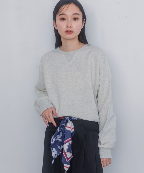 JEANASIS(ジーナシス)の「クリーンジャストウラケプルオーパー/320115(スウェット・レディース・ブラック/杢グレー/ピンク・FREE)」の8枚目の写真