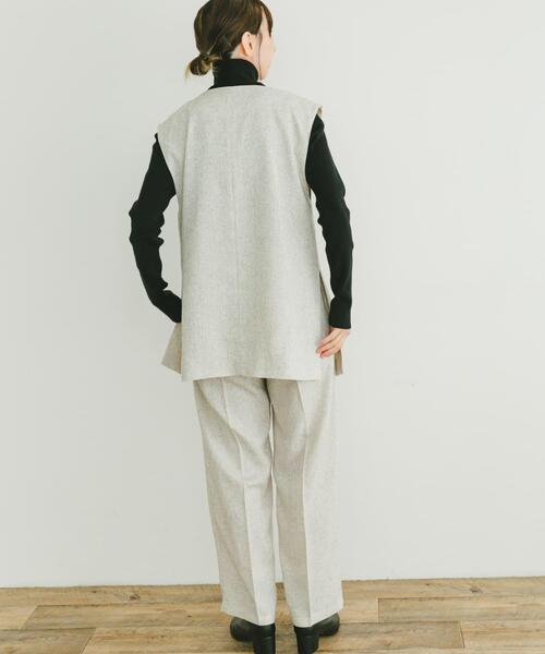 ITEMS URBANRESEARCH（アイテムズ アーバンリサーチ）の「ツイードジレ×パンツセット（セットアップ・レディース・ブラック/ベージュ・FREE）」の15枚目の写真